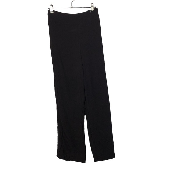 Akris Dark Brown High Rise Wide Leg Silk Trouser Pants 6 - Picture 1 of 5